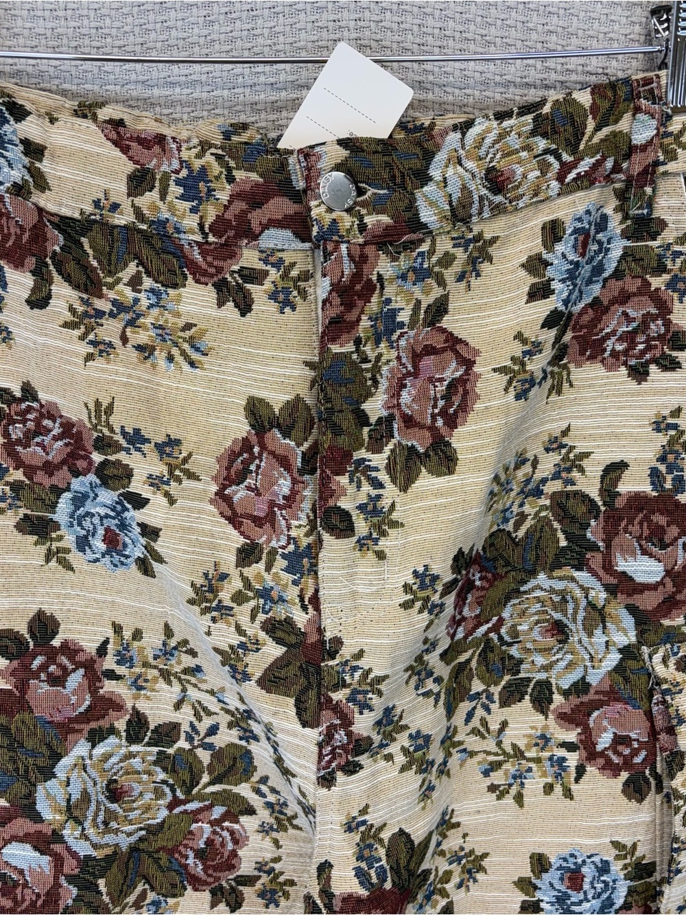 NWT Daisy Tapestry Women’s Wide Leg Pants 2X Floral Cargo Boho Baggy Festival - Picture 5 of 12